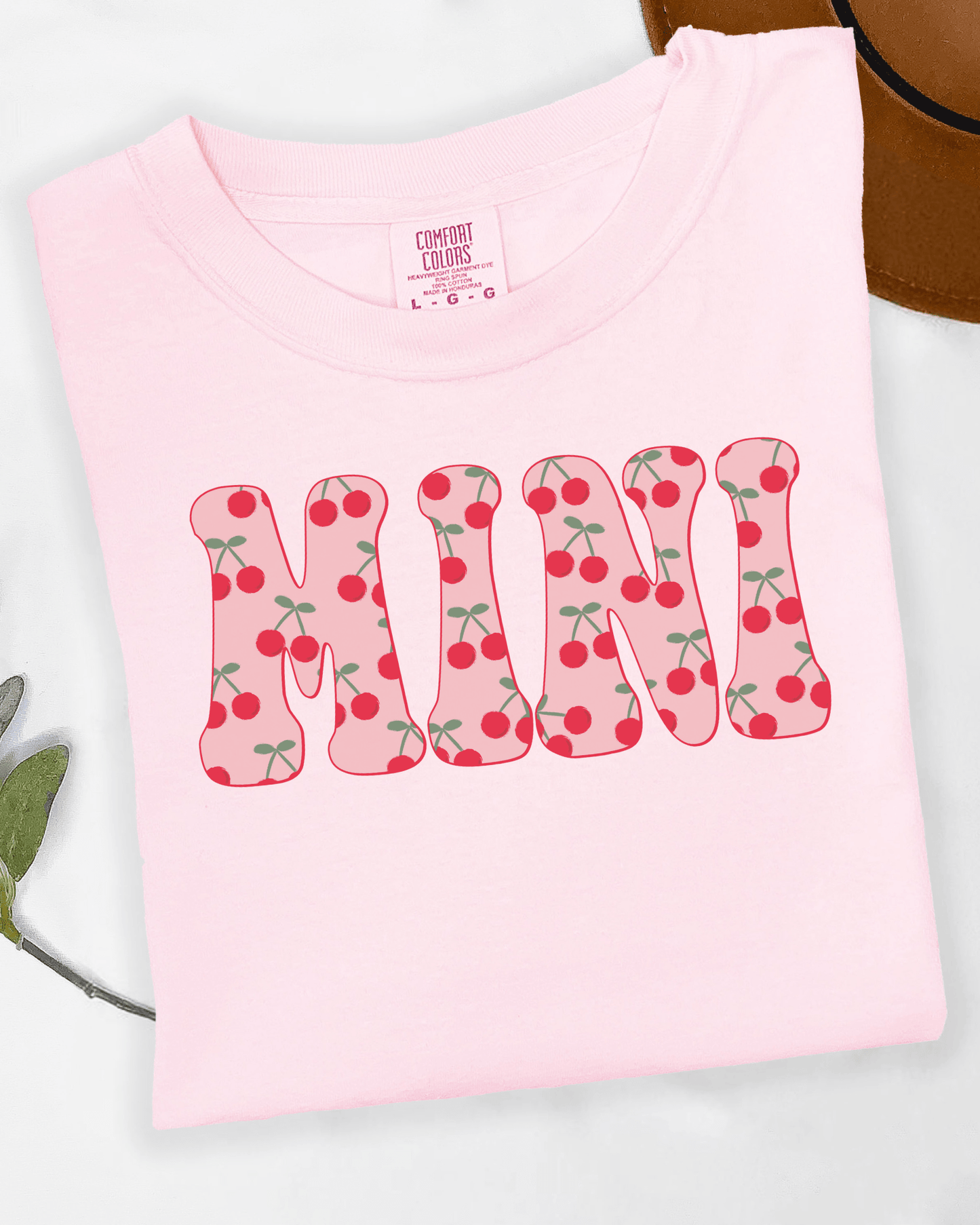 Mama & Mini Cherry Red and Pink T-shirt or Crewneck Sweatshirt