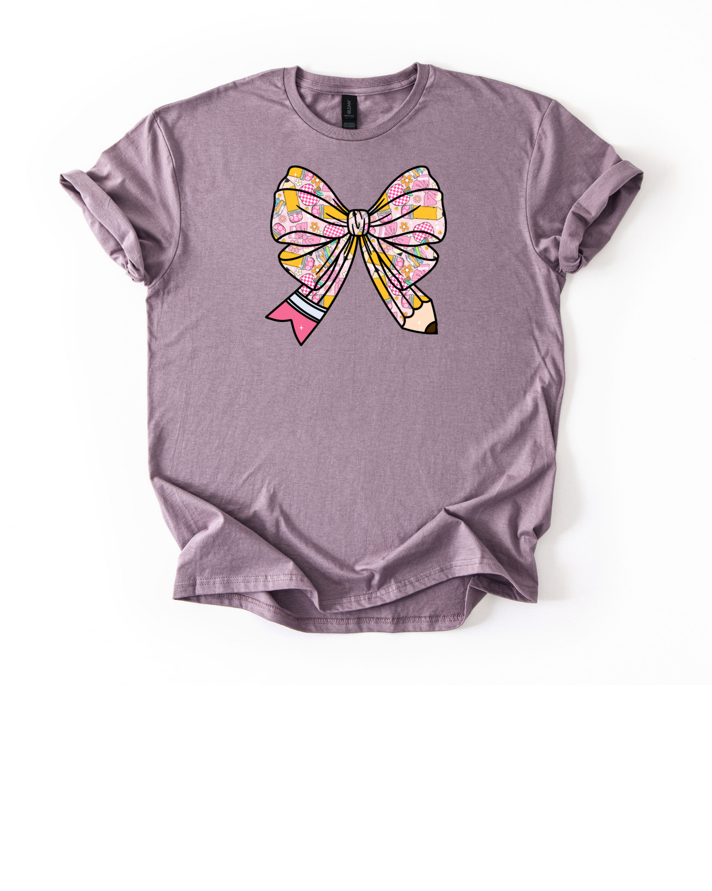 Preppy Bow Teacher Shirt | The Original Teacher-Core Tee™ | Back to School Outfit Must-Have | Girly Classroom Aesthetic Tee