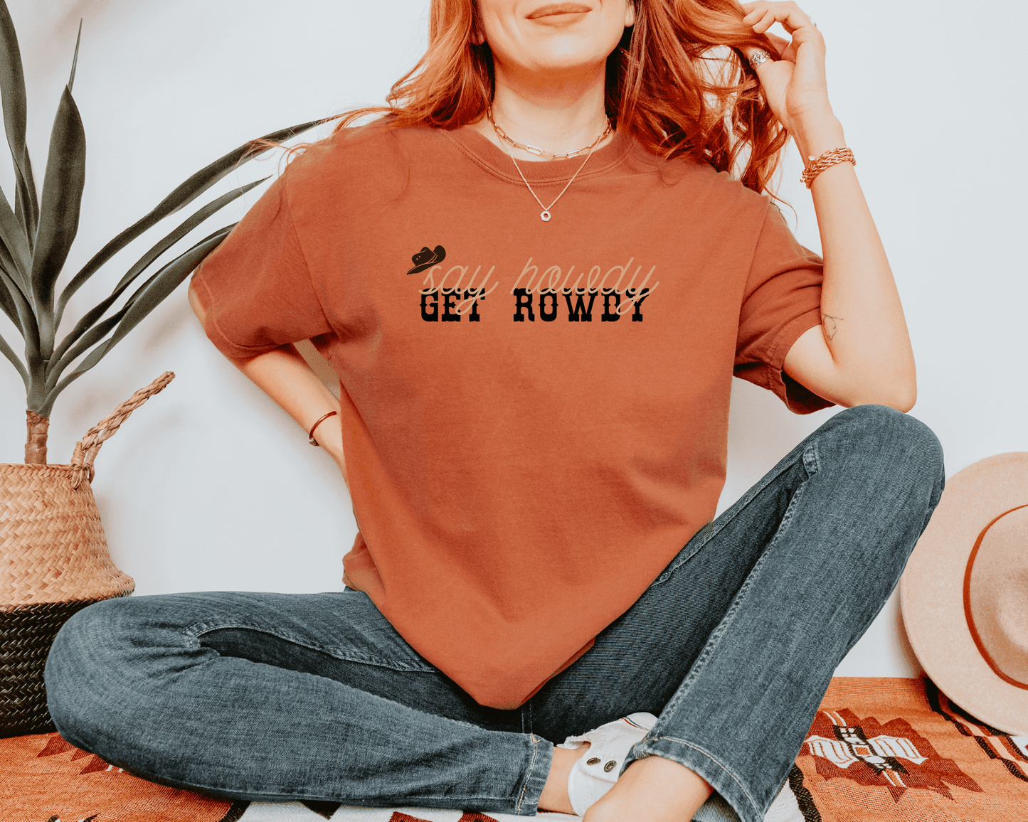 Say Howdy, Get Rowdy Tee - Swain Co. Designs & Apparel