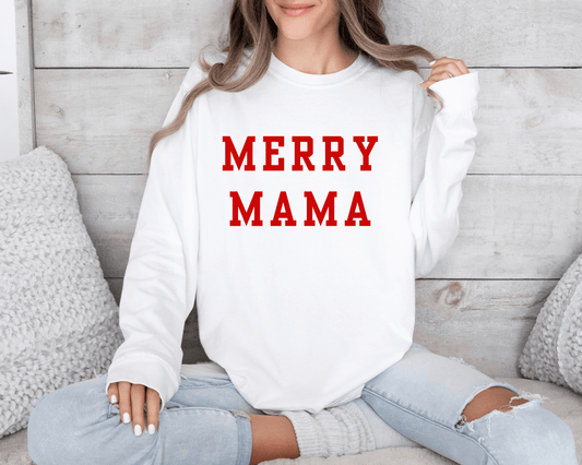 Merry Mama Crewneck Sweatshirt - Swain Co. Designs & Apparel