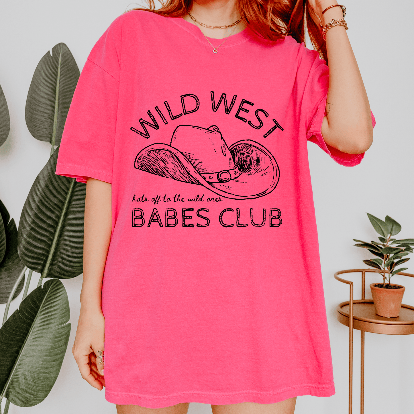 Wild West Babes Club T-shirt or Crewneck Sweatshirt