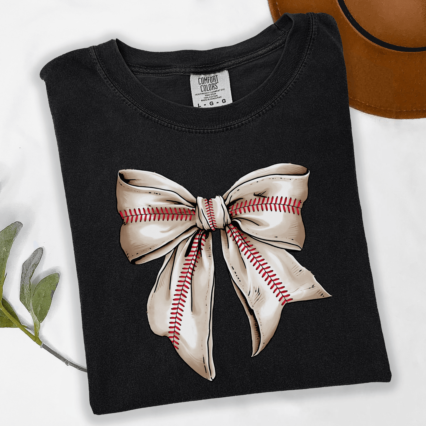 Baseball Bow Graphic Tee