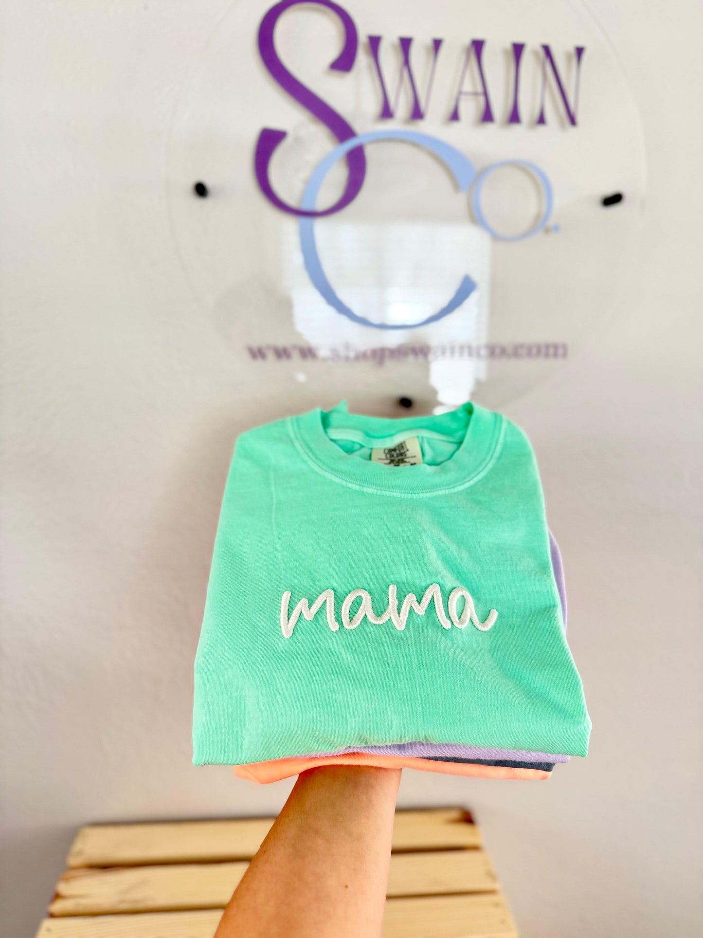 Mama Puff Embroidered T-Shirt