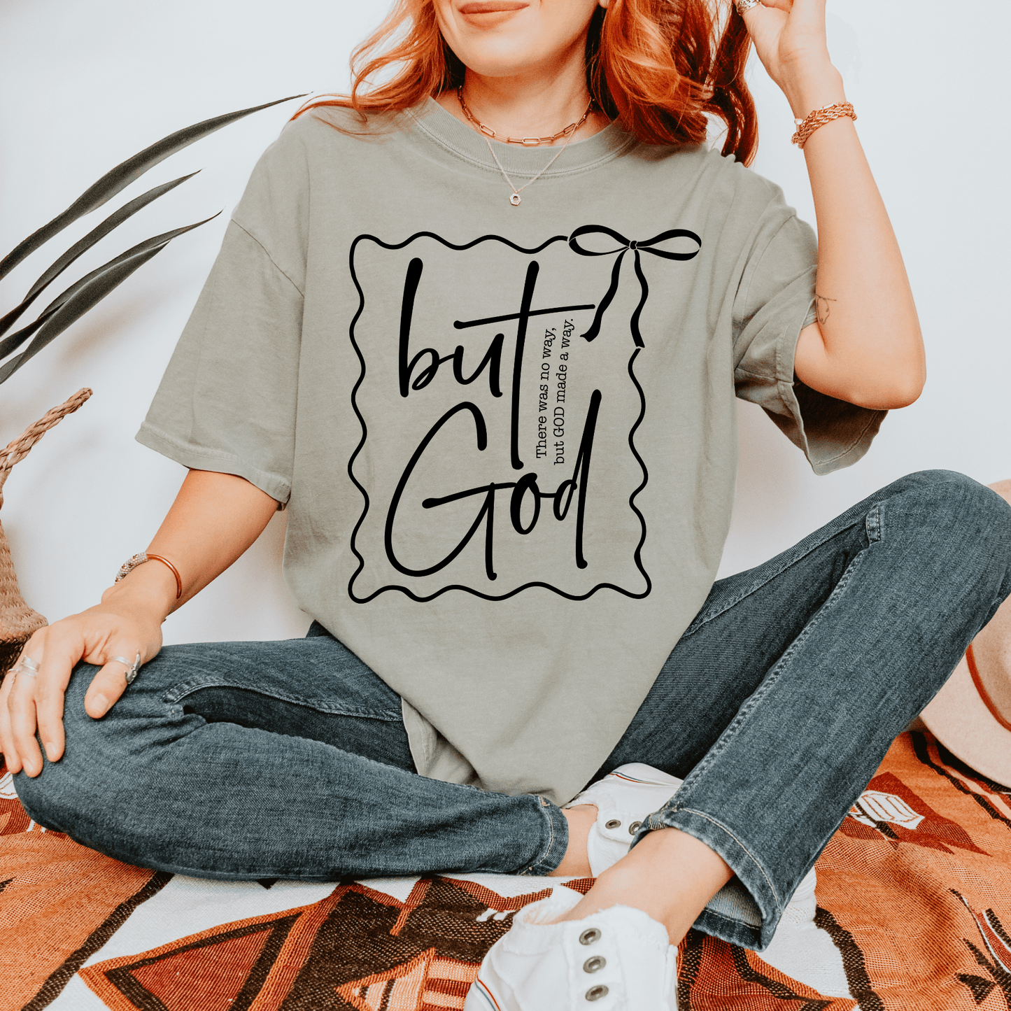 But God Bow Christian T-Shirt or Crewneck Sweatshirt
