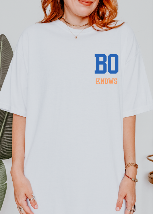 Bo Knows Bo Nix Denver Football Tee or Crewneck Sweatshirt