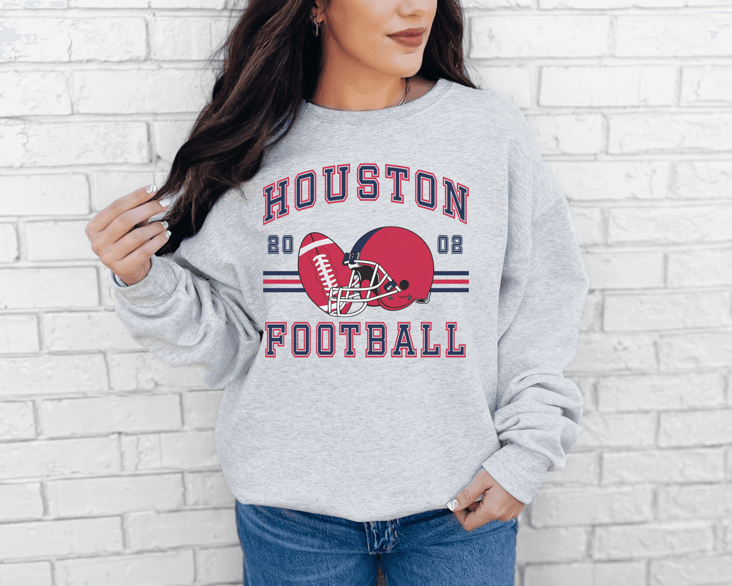 Vintage Inspired Football Crewneck Sweatshirt - Swain Co. Designs & Apparel