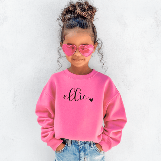 Personalized Crewneck Sweatshirt 🩷 child & toddler