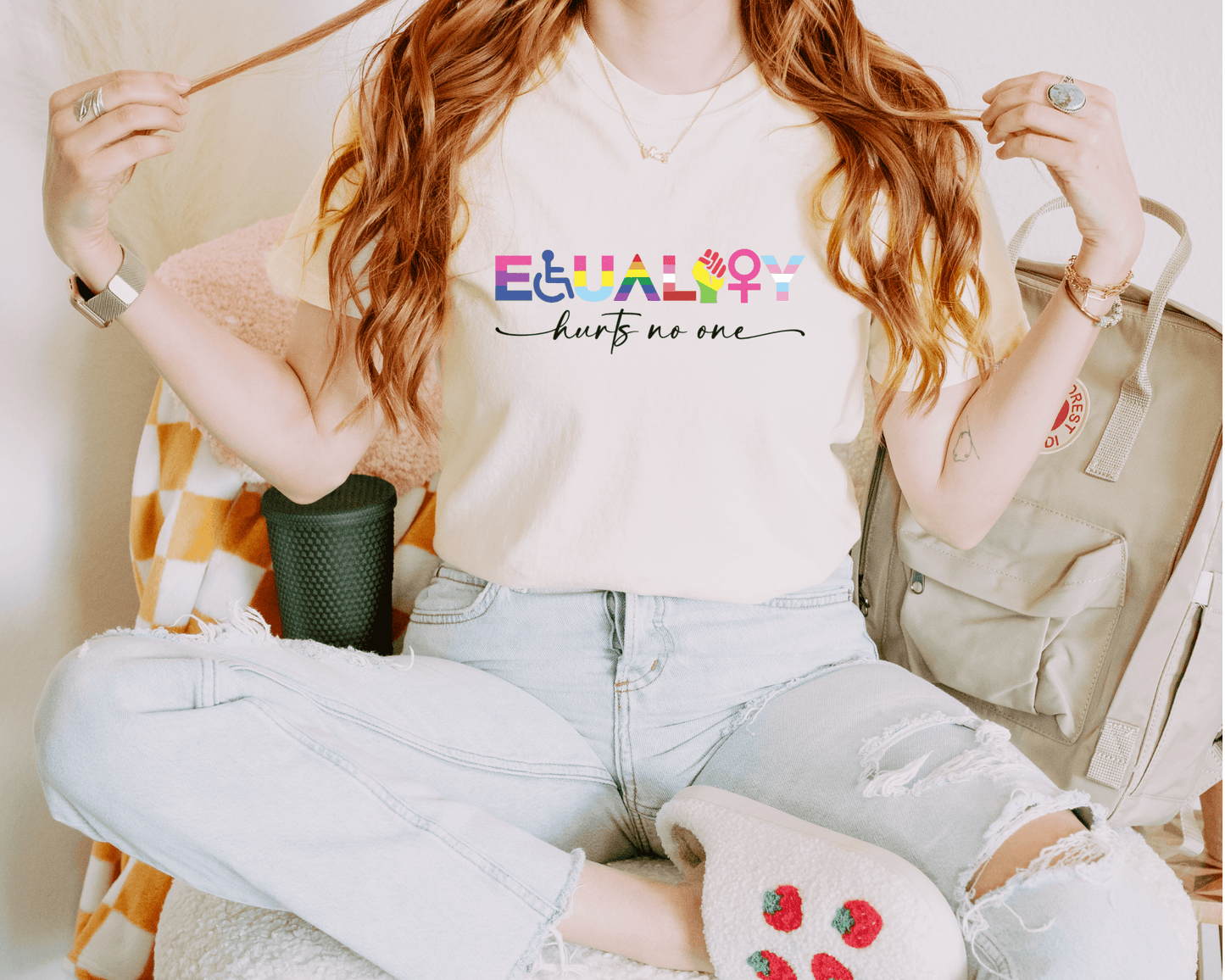 Equality Hurts No One Crewneck Sweatshirt or Tee