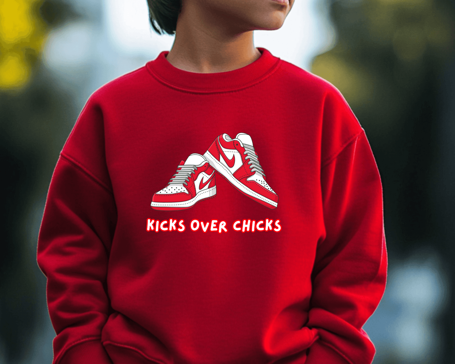 Kicks before Chicks Boys Valentine’s T-Shirt