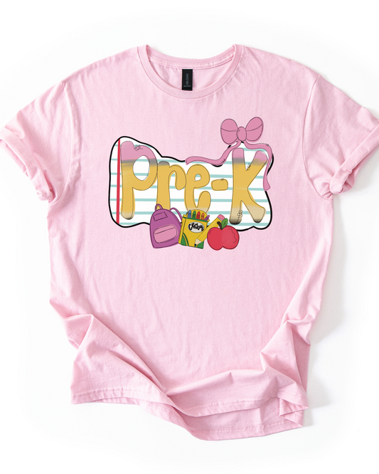 Back to School Shirt – First Day of School Tee – Preschool to 5th Grade Shirt – Youth & Toddler Sizes – Grade Level T-Shirt