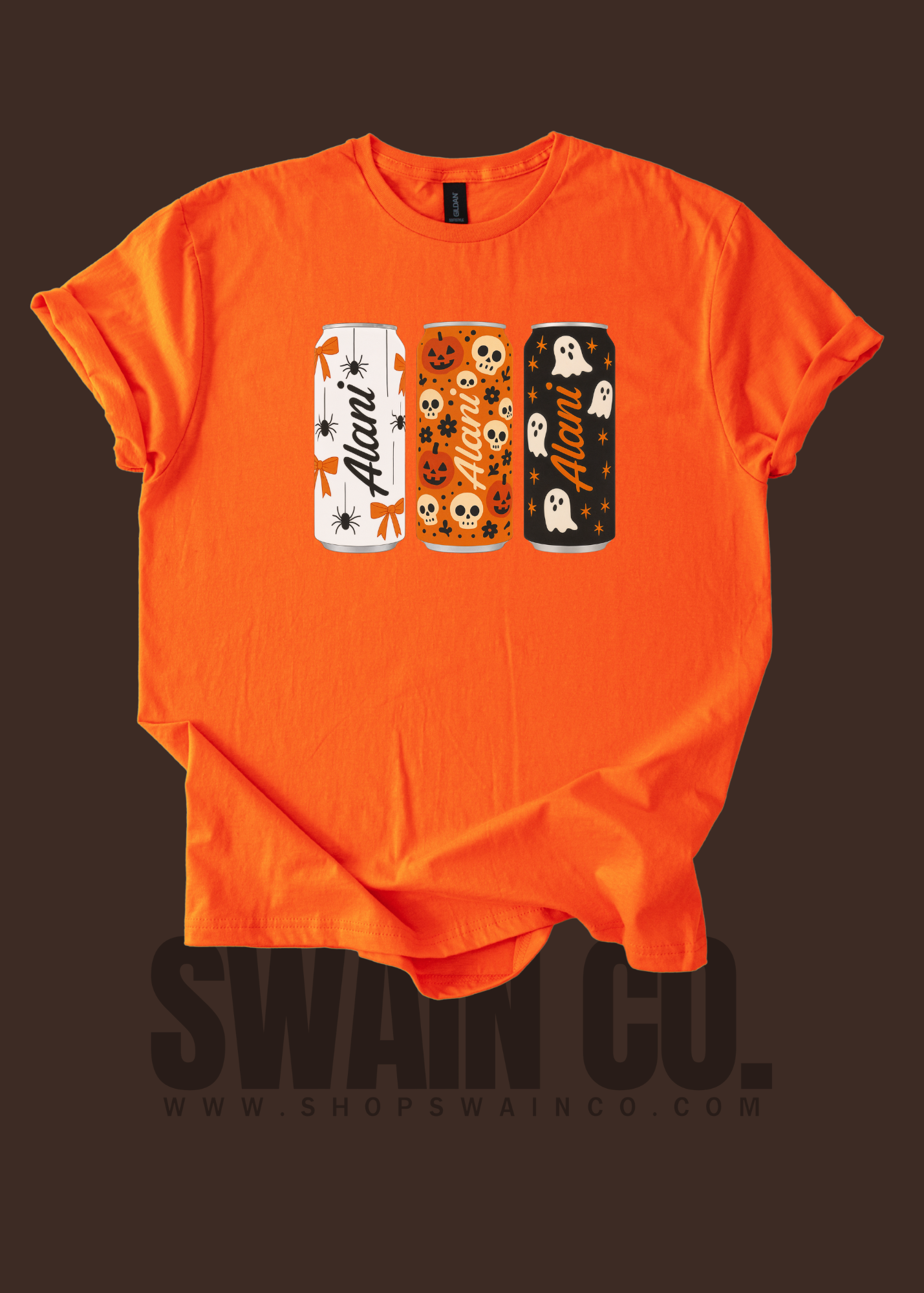 Halloween Alani T-Shirt | Preppy Graphic Tee | Black Fall Aesthetic | Trendy Halloween Graphic Shirt