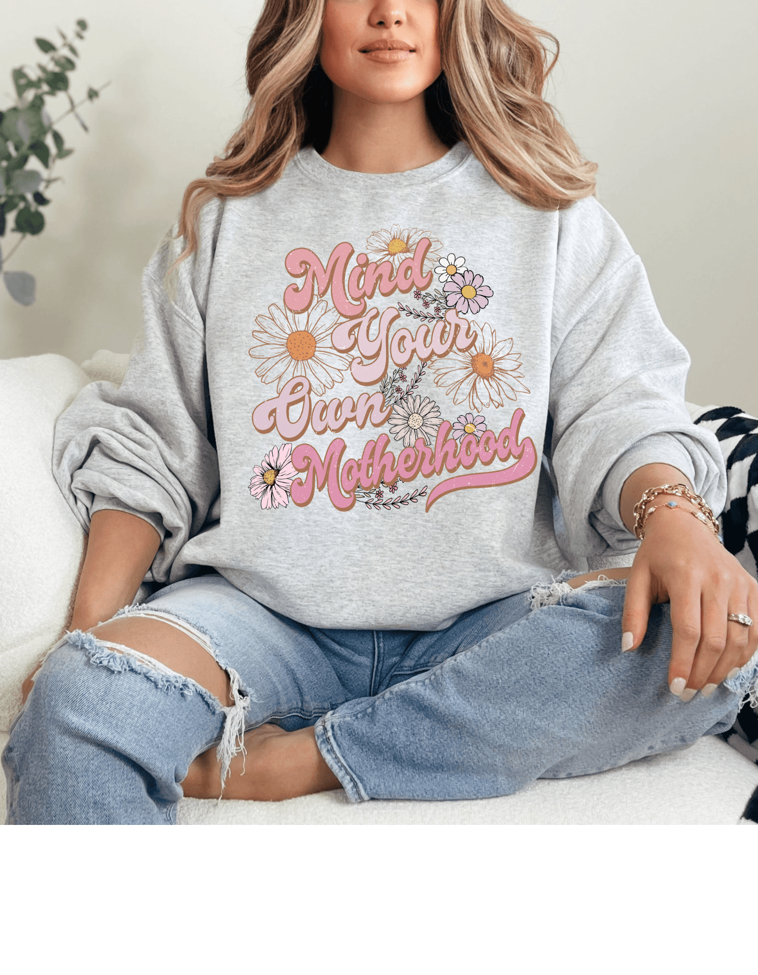 Mind Your Own Motherhood Tee or Crewneck Sweatshirt - Swain Co. Designs & Apparel