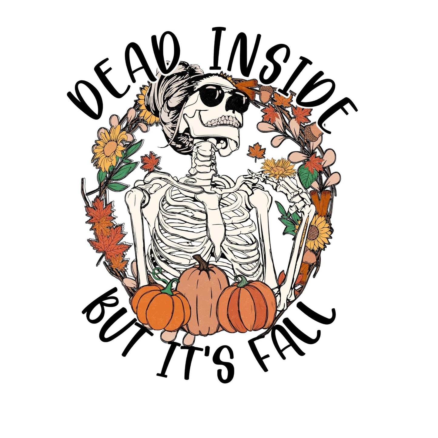 Dead Inside But It's Fall Tee or Crewneck - Swain Co. Designs & Apparel