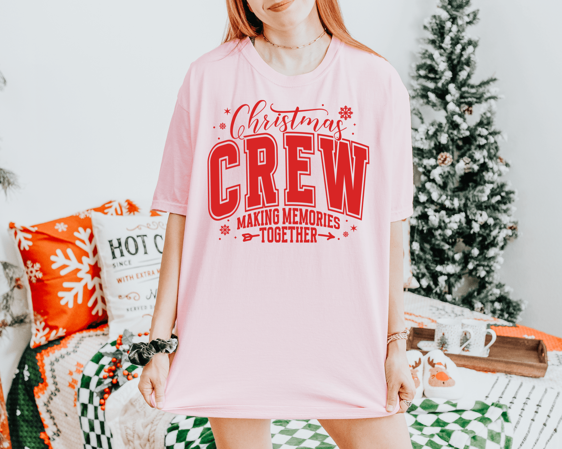 Christmas Crew Family Matching Tee or Crewneck Sweatshirt - Swain Co. Designs & Apparel