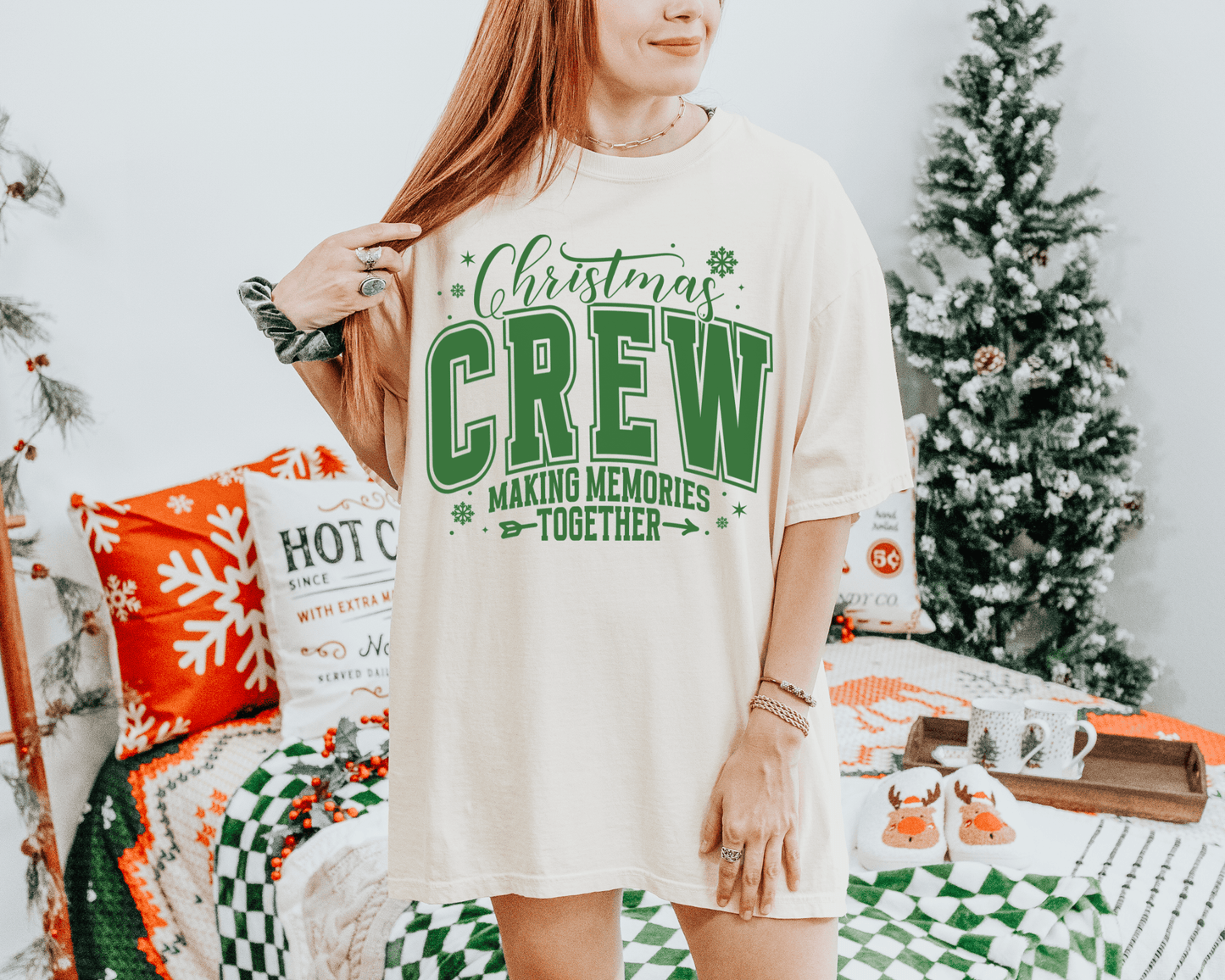 Christmas Crew Family Matching Tee or Crewneck Sweatshirt - Swain Co. Designs & Apparel