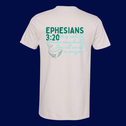 Dream Big – God Can Fund It | Christian Graphic T-Shirt | Ephesians 3:20 Faith Tee