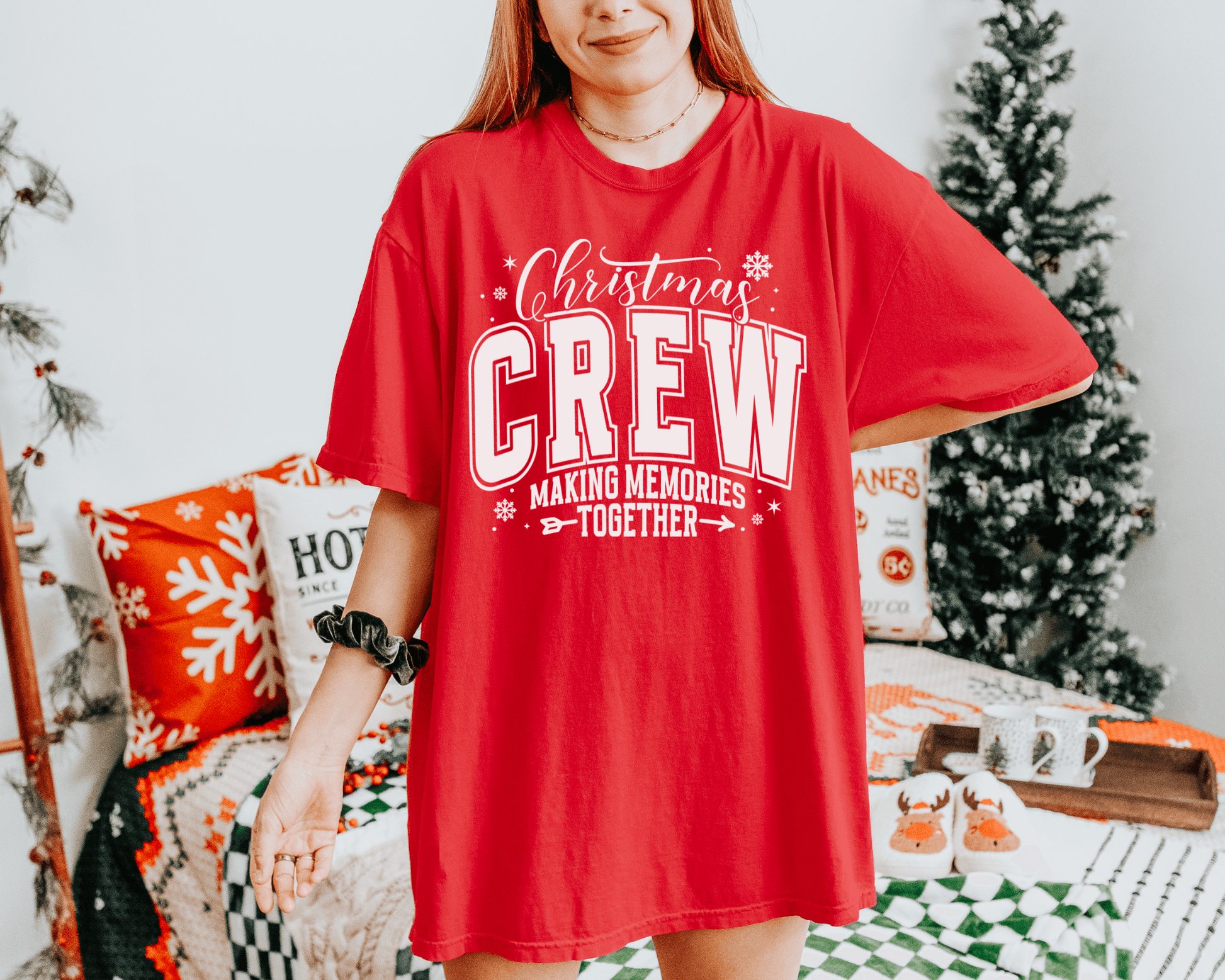 Christmas Crew Family Matching Tee or Crewneck Sweatshirt - Swain Co. Designs & Apparel