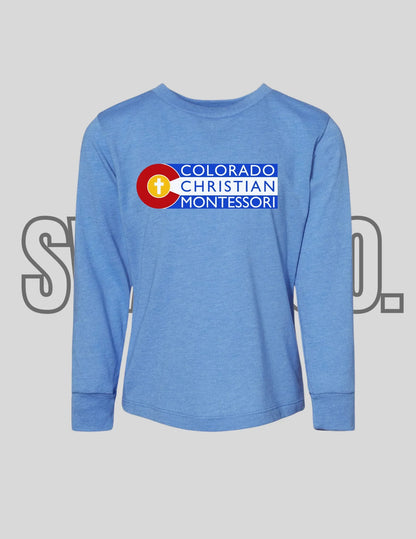Colorado Christian Montessori Logo Long Sleeve Tee
