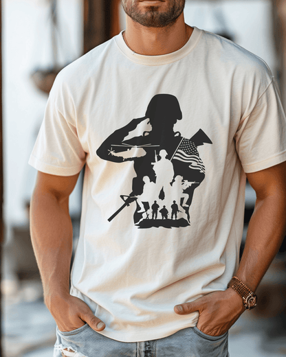 Soldier Memorial Day Graphic T-Shirt
