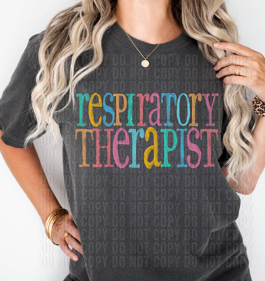 Respiratory Therapist Tee or Crewneck Sweatshirt - Swain Co. Designs & Apparel