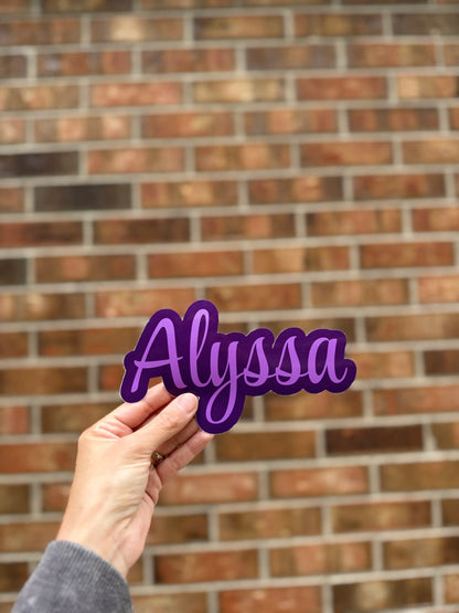 Personalized Sticker or Magnet – Custom Name, Phrase, or Design | Perfect Gift, Laptop Sticker, Fridge Magnet, Party Favor