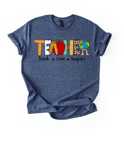 Unisex Teacher Shirt | Teacher Life Tee | Casual Teacher Outfit