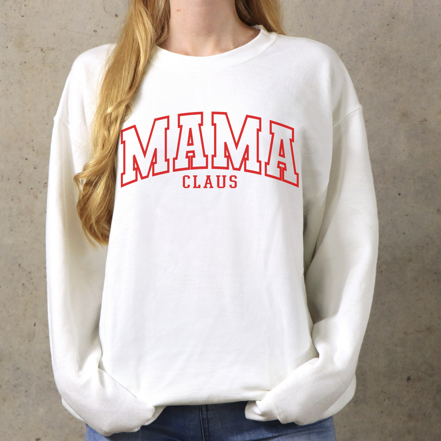 Mama Claus Crewneck Sweatshirt - Swain Co. Designs & Apparel