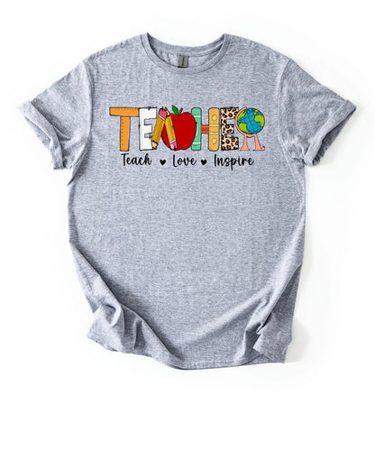 Unisex Teacher Shirt | Teacher Life Tee | Casual Teacher Outfit