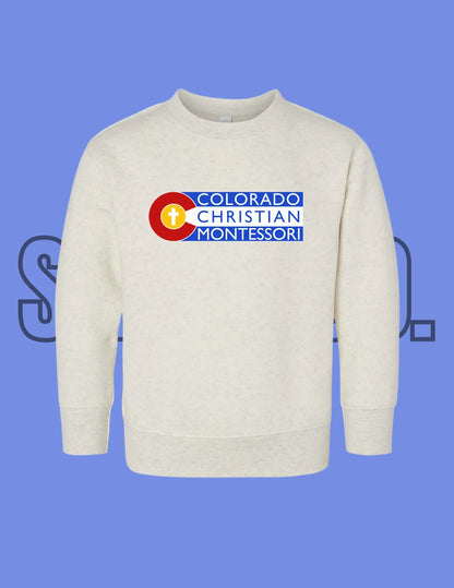 Colorado Christian Montessori Logo Crewneck Sweatshirt