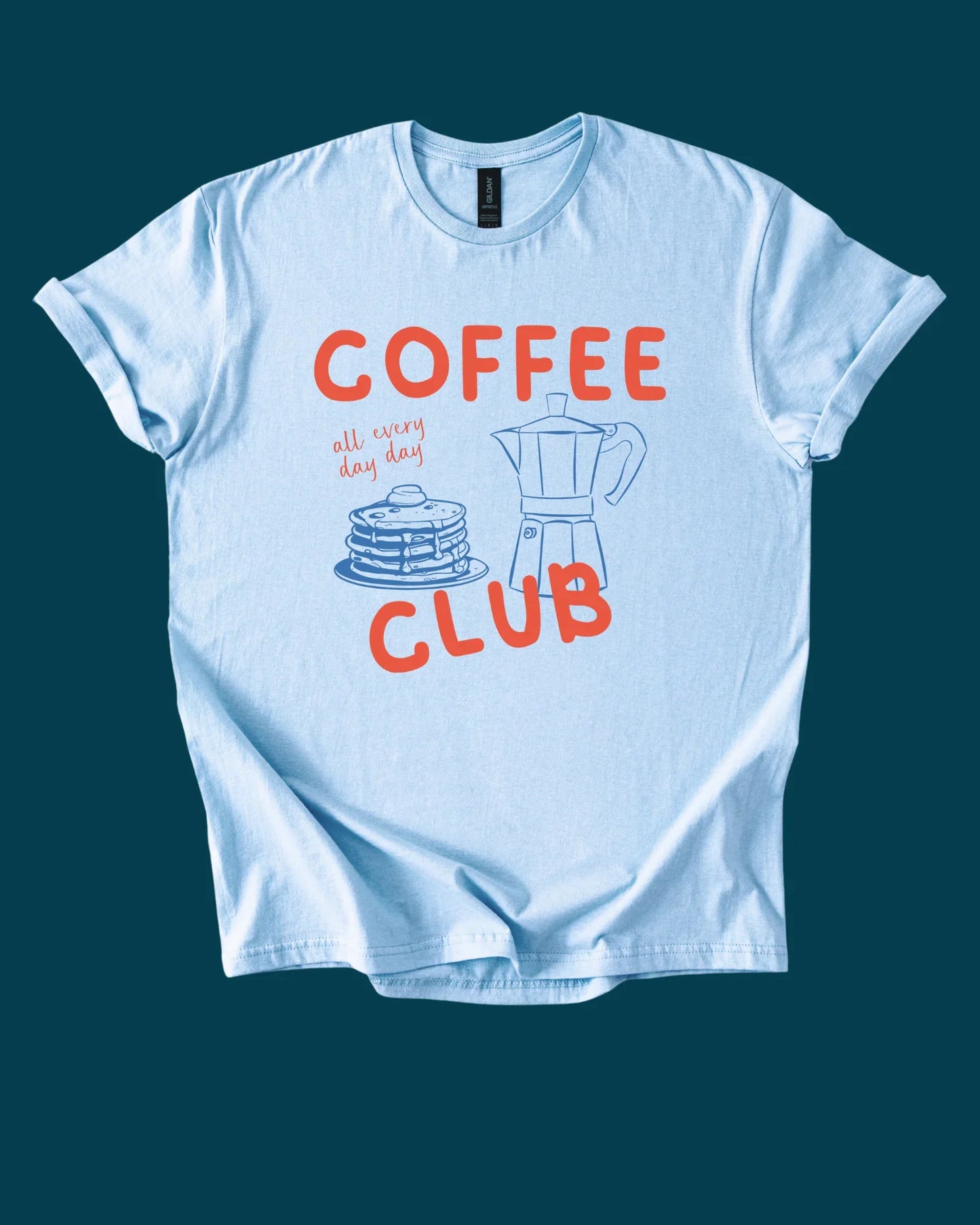 Coffee Club Shirt, Minimalist Line Art T-Shirt, Aesthetic Coffee Tee, Latte Lover Shirt, Neutral Graphic Tee, Cozy Coffee Gift for Her
