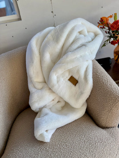 Super Soft Embroidered Minky Blanket | Embroidered Photo Blanket | Family Photo Keepsake | Pet Remembrance