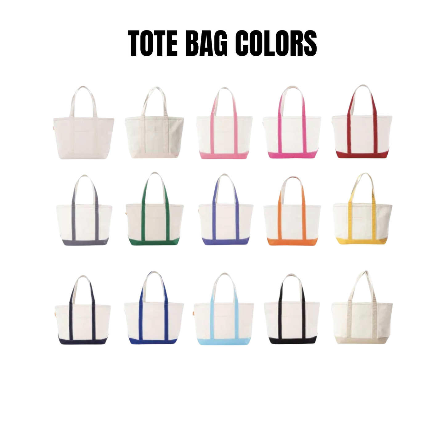 Custom Embroidered Canvas Tote Bag | Personalized Name Tote | Monogram Gift | Teacher Gift | Bridesmaid Bag | Everyday Carryall