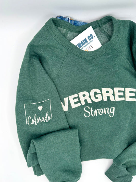 Evergreen Strong Crewneck Sweatshirt