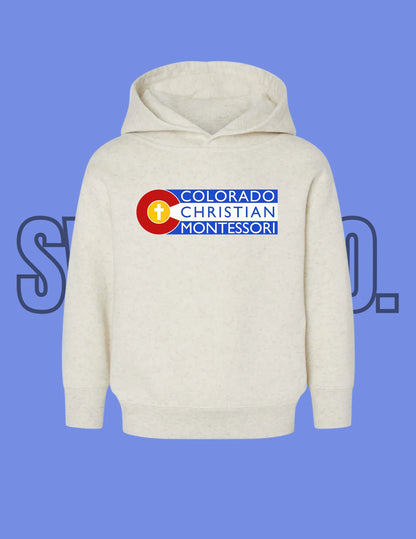 Colorado Christian Montessori Logo Hooded Pullover