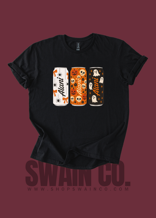 Halloween Alani T-Shirt | Preppy Graphic Tee | Black Fall Aesthetic | Trendy Halloween Graphic Shirt