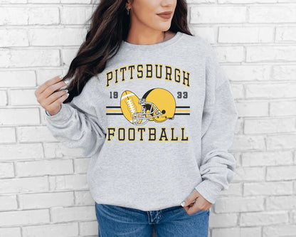 Vintage Inspired Football Crewneck Sweatshirt - Swain Co. Designs & Apparel