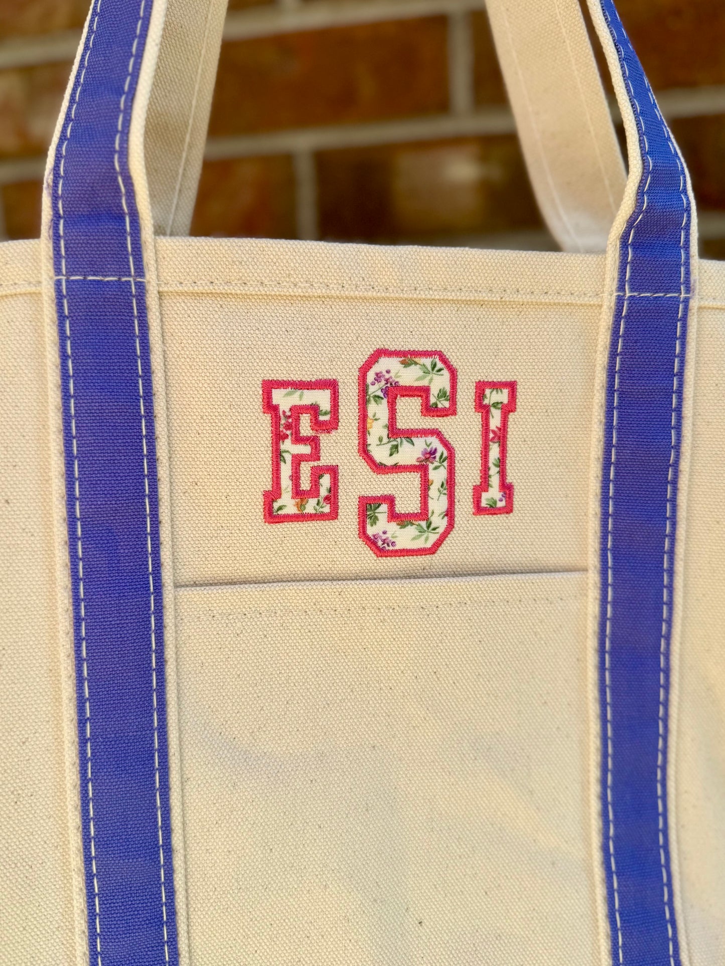 Personalized Monogram Tote Bag | Custom Initial Tote | Bridesmaid Gift | Bachelorette Party Bags | Beach Tote | Mom Bag | Canvas Tote