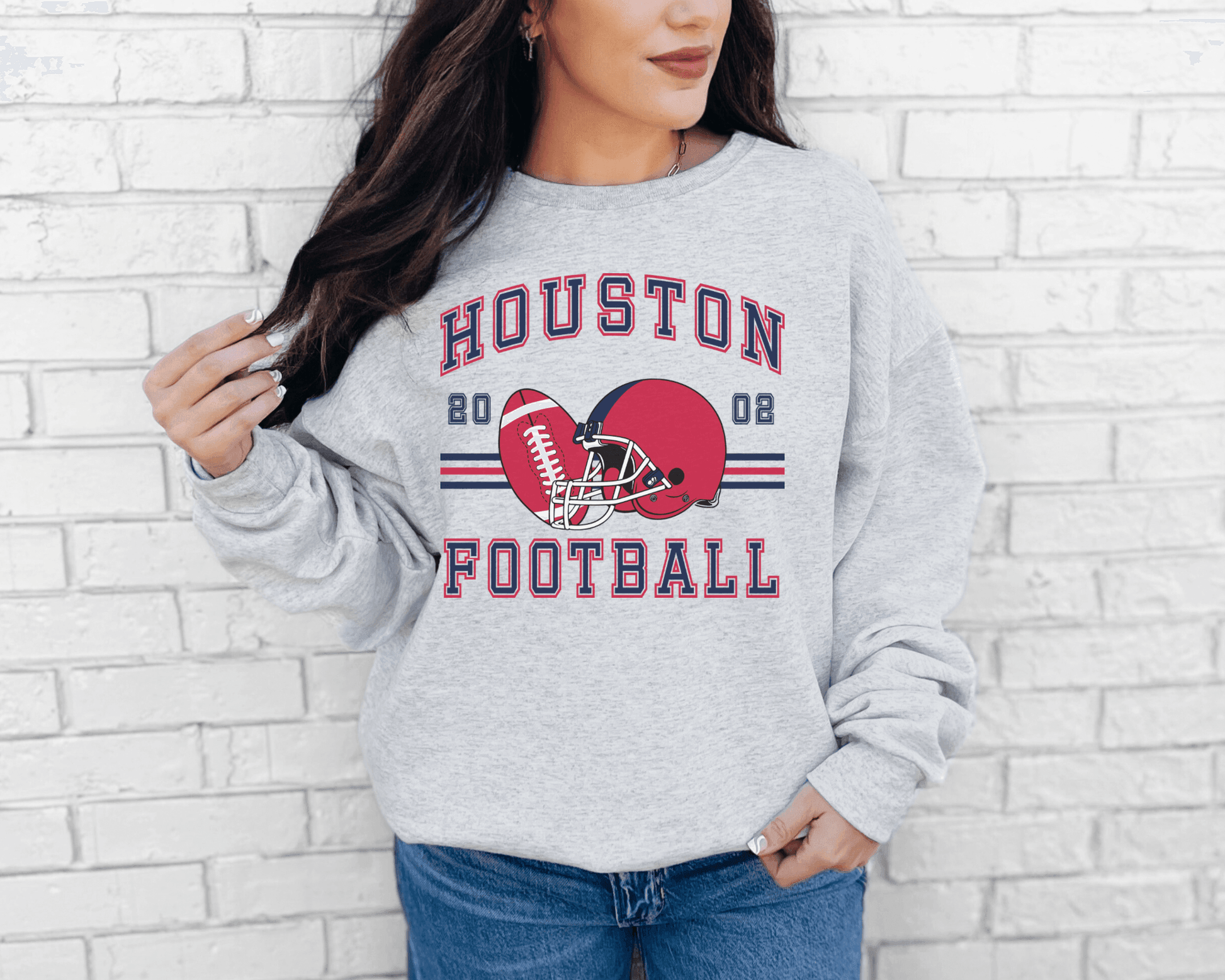 Vintage Inspired Football Crewneck Sweatshirt - Swain Co. Designs & Apparel