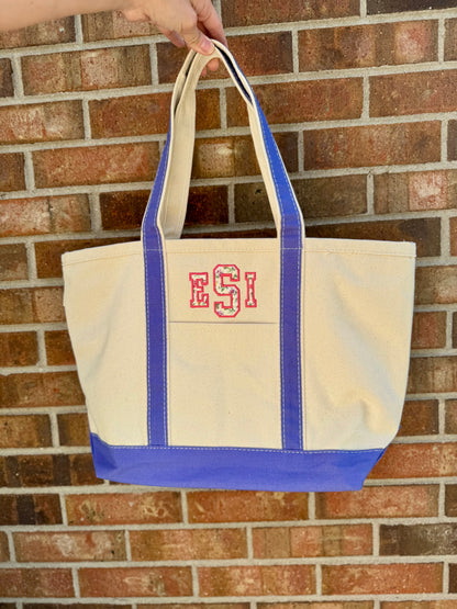 Personalized Monogram Tote Bag | Custom Initial Tote | Bridesmaid Gift | Bachelorette Party Bags | Beach Tote | Mom Bag | Canvas Tote
