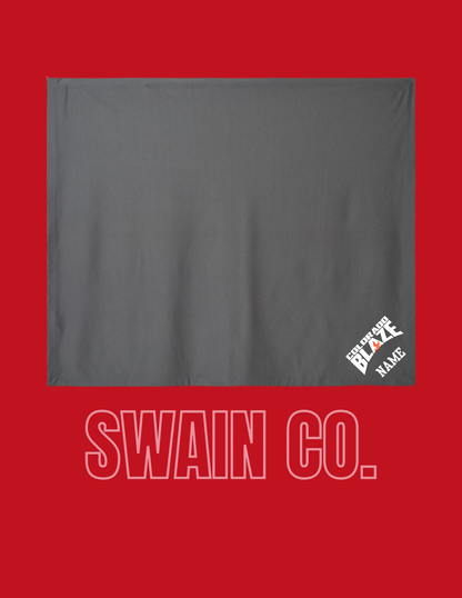 Colorado Blaze Softball Custom Embroidered Stadium Blanket