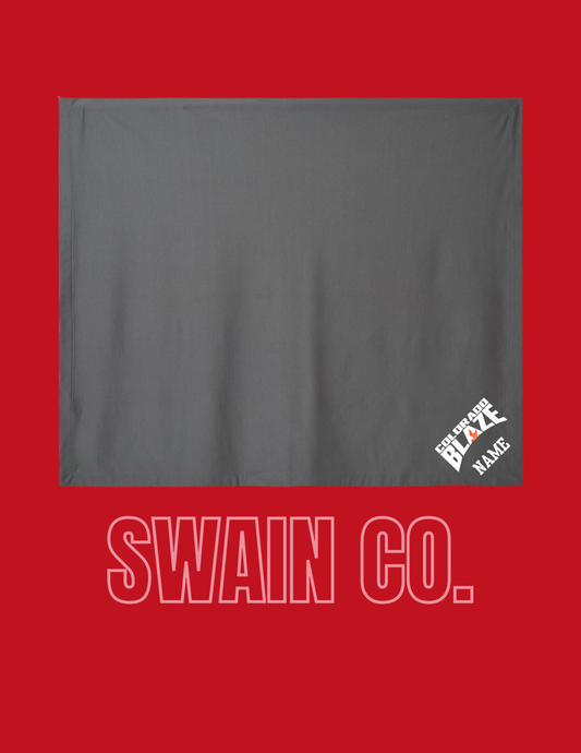 Colorado Blaze Softball Custom Embroidered Stadium Blanket