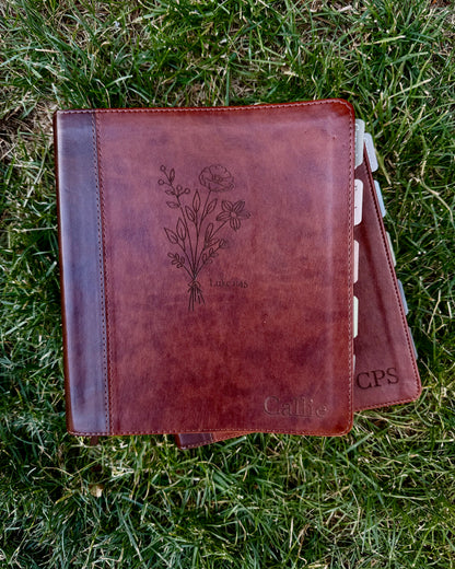 Personalized Leather Journaling Bible | Custom Laser Engraved Bible | Christian Gift for Baptism, Graduation, Wedding & More