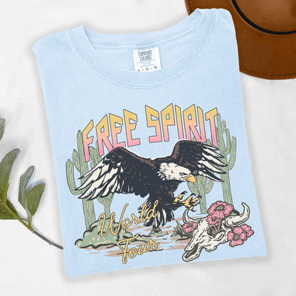 Free Spirit World Tour Vintage Inspired Band Tee