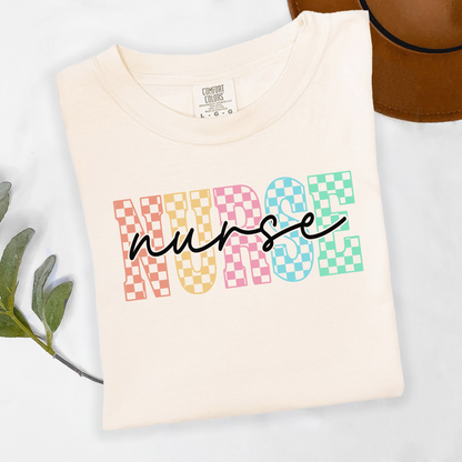 Neon Nurse Graphic T-Shirt | Cute Nurse Shirt | RN, LPN, CNA Gift | Unisex Fit Nurse Tee