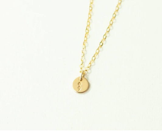 Semicolon Suicide Awareness Necklace | Gold Plated Mental Health Jewelry | Inspirational Gift
