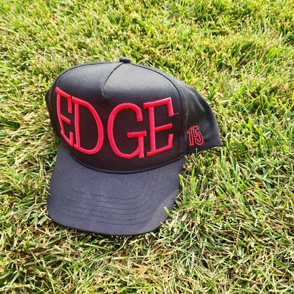 EDGE Personalized Embroidered 3D Puff Trucker Hat | Custom Snapback