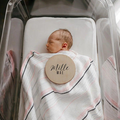 Custom Baby Arrival Announcement Sign, Baby Name With Birth Stats, Personalized Baby Announcement Sign, Sign for Hospital