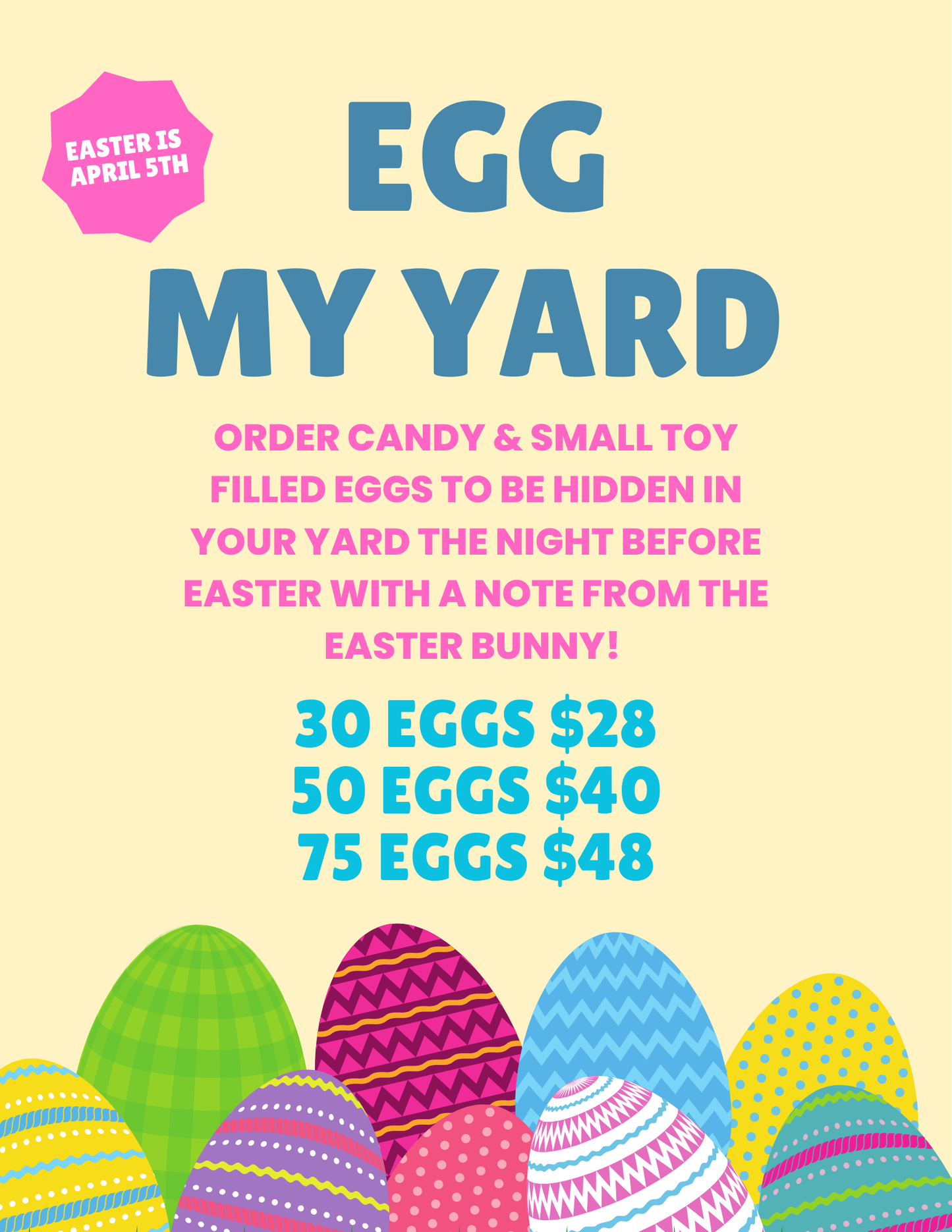 Egg My Yard 2026