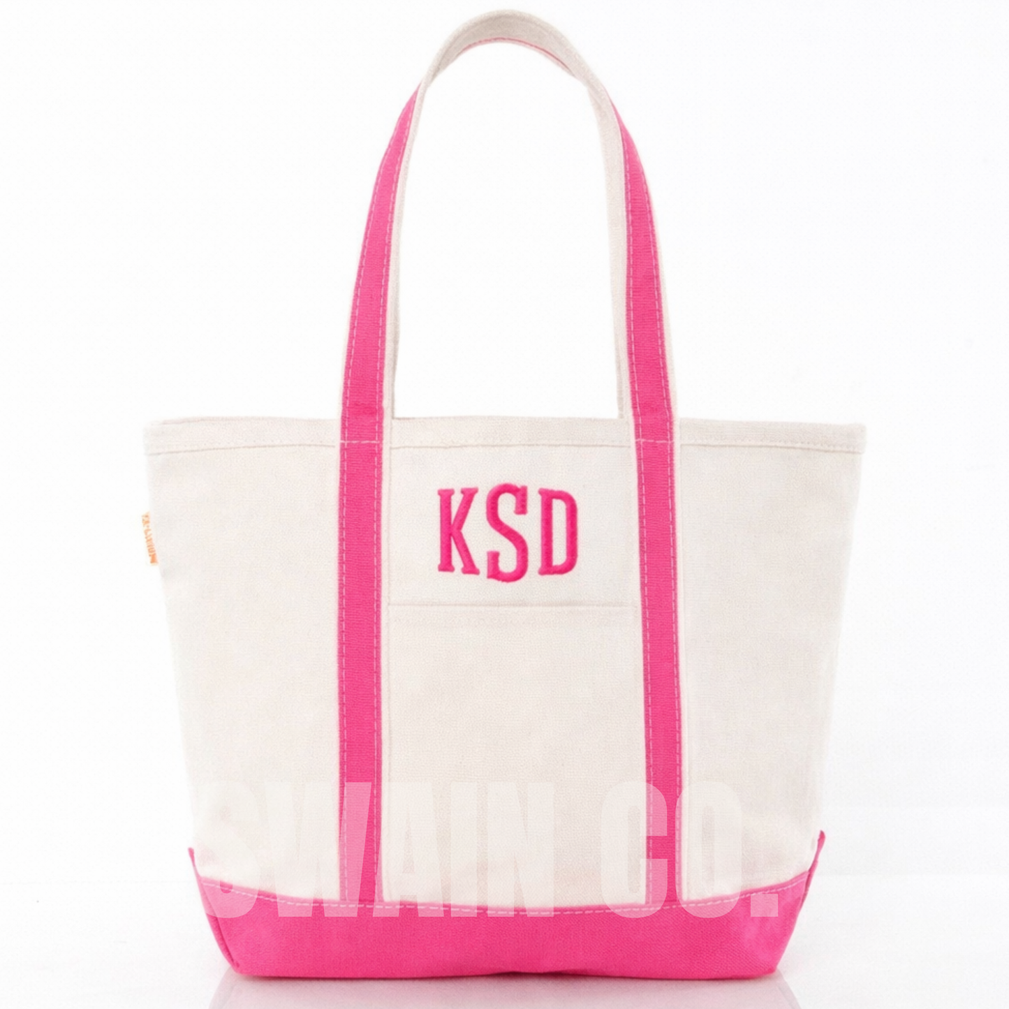 Personalized Monogram Tote Bag | Custom Initial Tote | Bridesmaid Gift | Bachelorette Party Bags | Beach Tote | Mom Bag | Canvas Tote