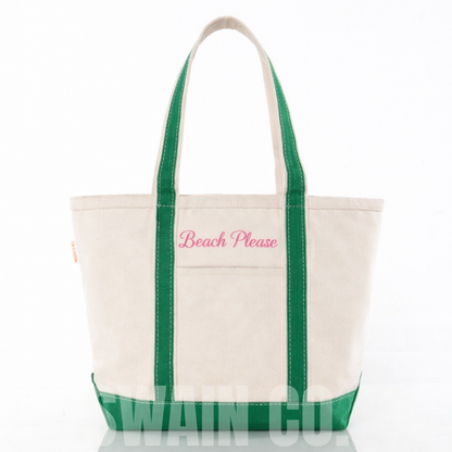 Personalized Monogram Tote Bag | Custom Initial Tote | Bridesmaid Gift | Bachelorette Party Bags | Beach Tote | Mom Bag | Canvas Tote
